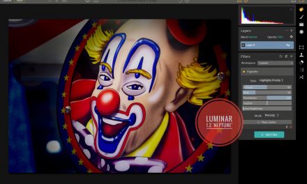 Using the improved Luminar Vignette filter