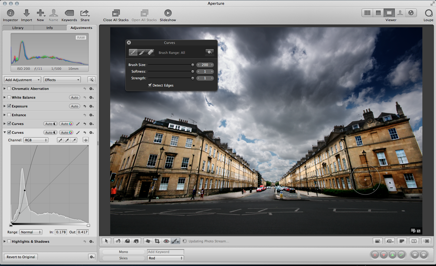 How to dodge and burn in Aperture : Life after Photoshop