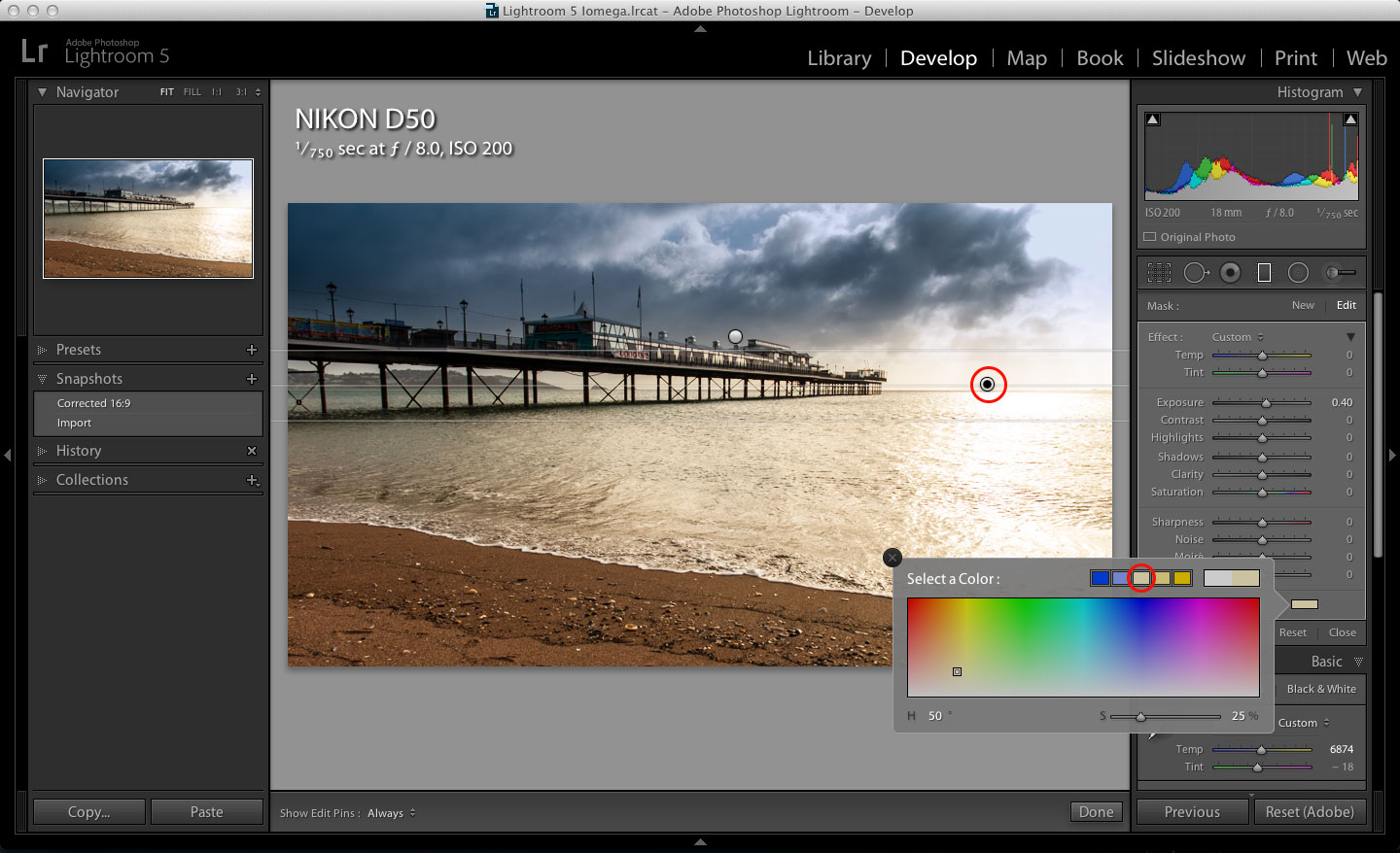 Try The Lightroom Graduated Filter Color Effect - Life After Photoshop